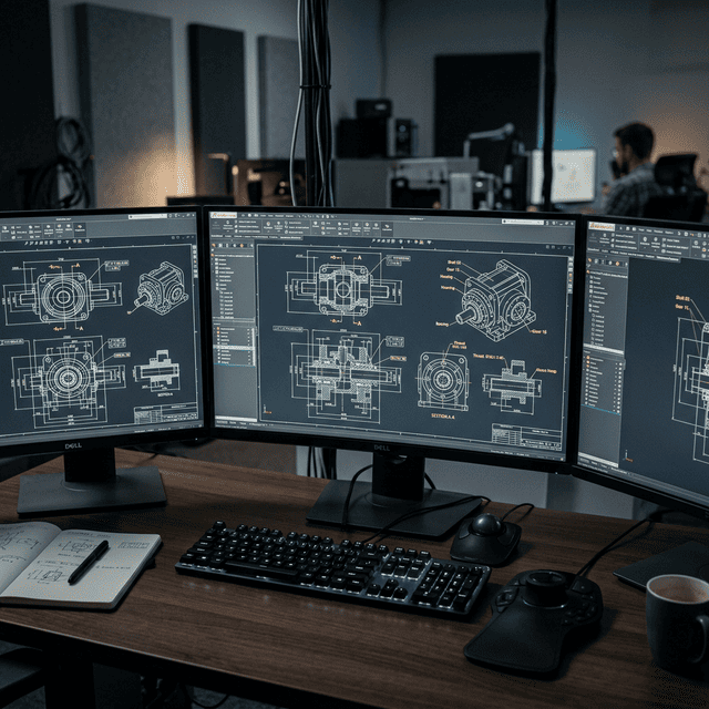 Mechanical 2D Drafting Service